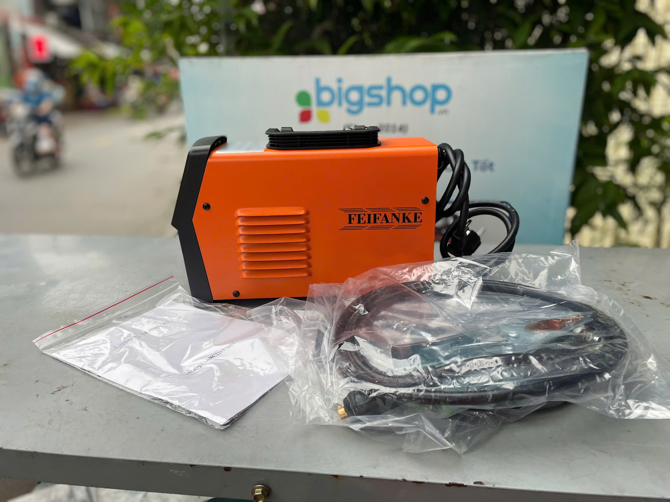 Máy hàn điện tử mini FEIFANKE ARC-225T điện áp 220V hàn que 1.6–3.2mm