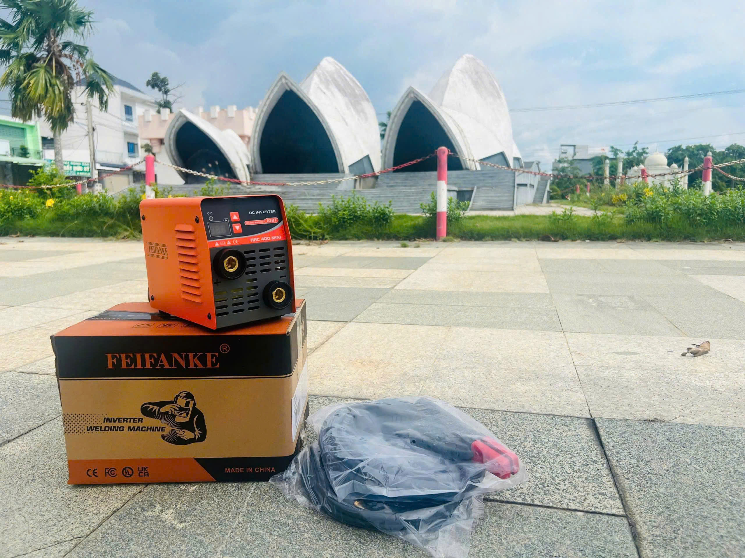 Máy hàn điện tử FEIFANKE ARC-400MINI 220V công suất lớn, gọn nhẹ