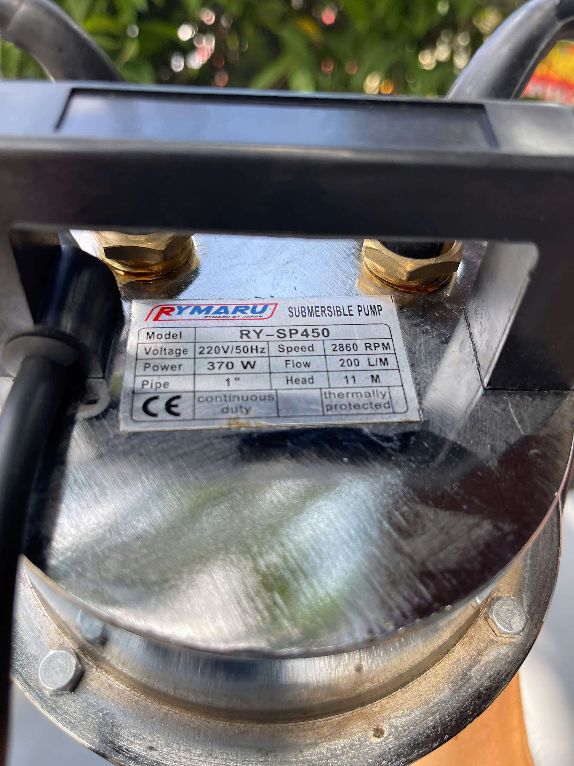 Máy Bơm Chìm 370W RYMARU RY-SP450 (có phao)