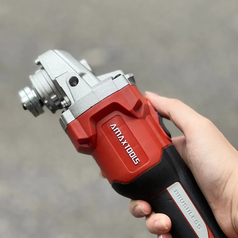 Máy mài góc dùng pin 21V Amaxtools AM100B-SM, không chổi than (Thân máy)