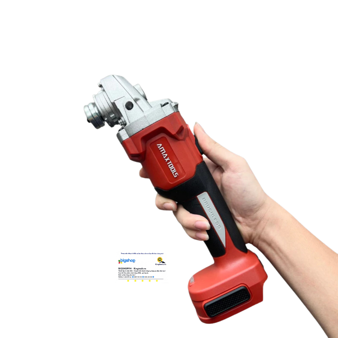 Máy mài góc dùng pin 21V Amaxtools AM100B-SM, không chổi than (Thân máy)