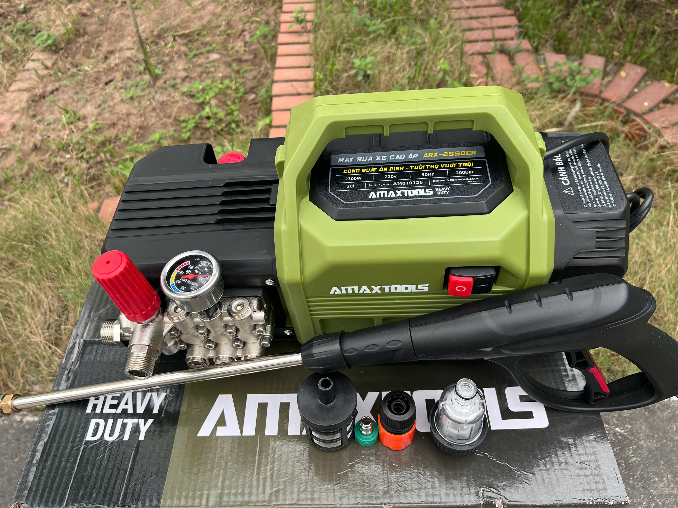 Máy Rửa Xe Cao Áp ARX-2650CN Chính Hãng ,  2300W, Áp Lực 200Bar