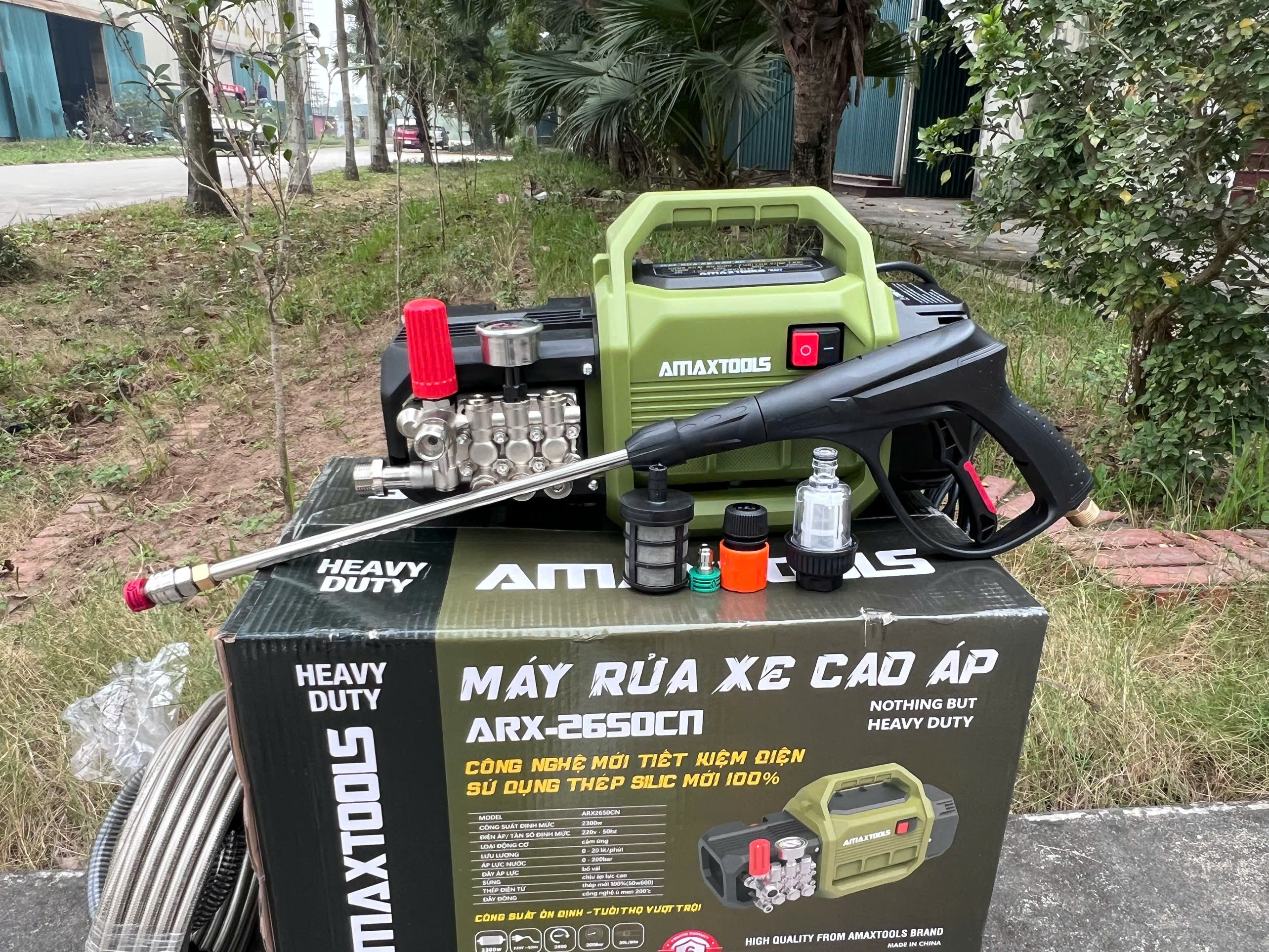 Máy Rửa Xe Cao Áp ARX-2650CN Chính Hãng ,  2300W, Áp Lực 200Bar