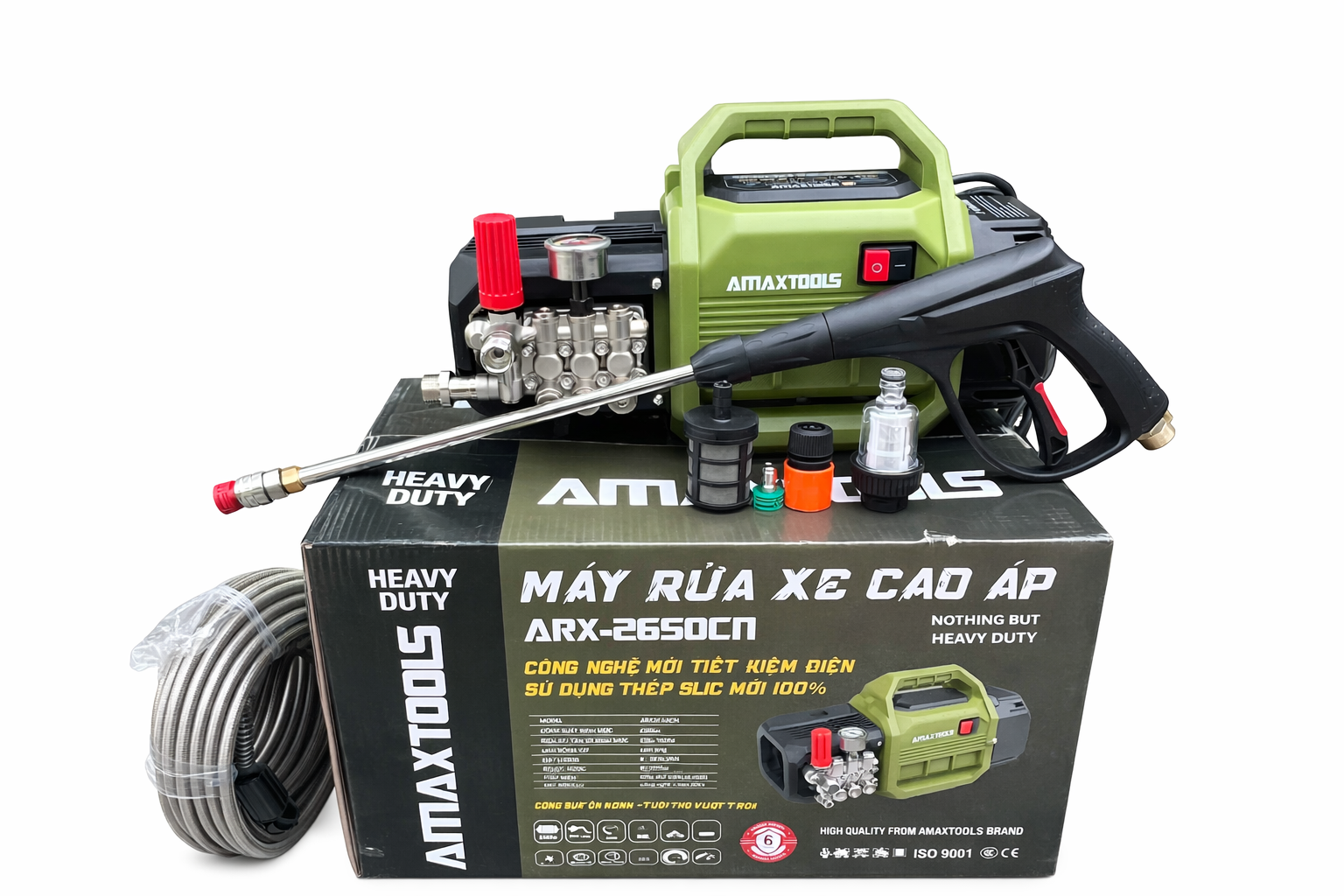 Máy Rửa Xe Cao Áp ARX-2650CN Chính Hãng ,  2300W, Áp Lực 200Bar