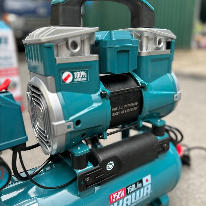 Máy Nén Khí Không Dầu 12L Nakawa NK-BH1810PRO
