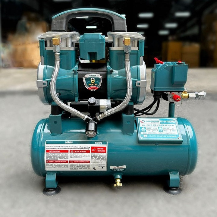 Máy Nén Khí Không Dầu 12L Nakawa NK-BH1810PRO