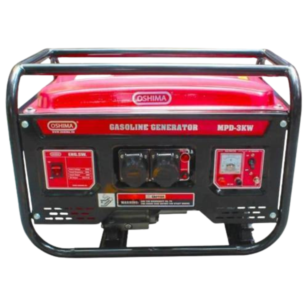 Máy phát điện Oshima MPD-3KW-D – Khởi động đề, dây đồng 100%, công suất 3KW