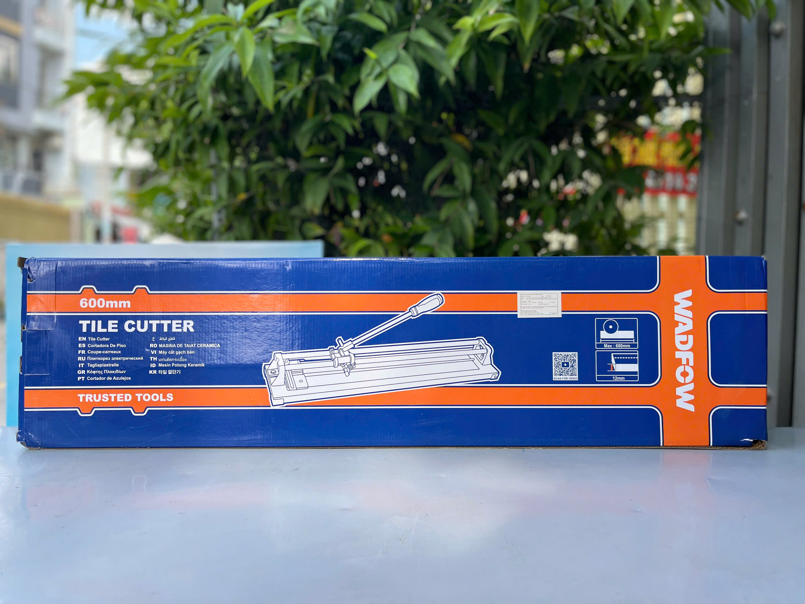Bàn cắt gạch dùng bút 600mm WADFOW WTR1561D