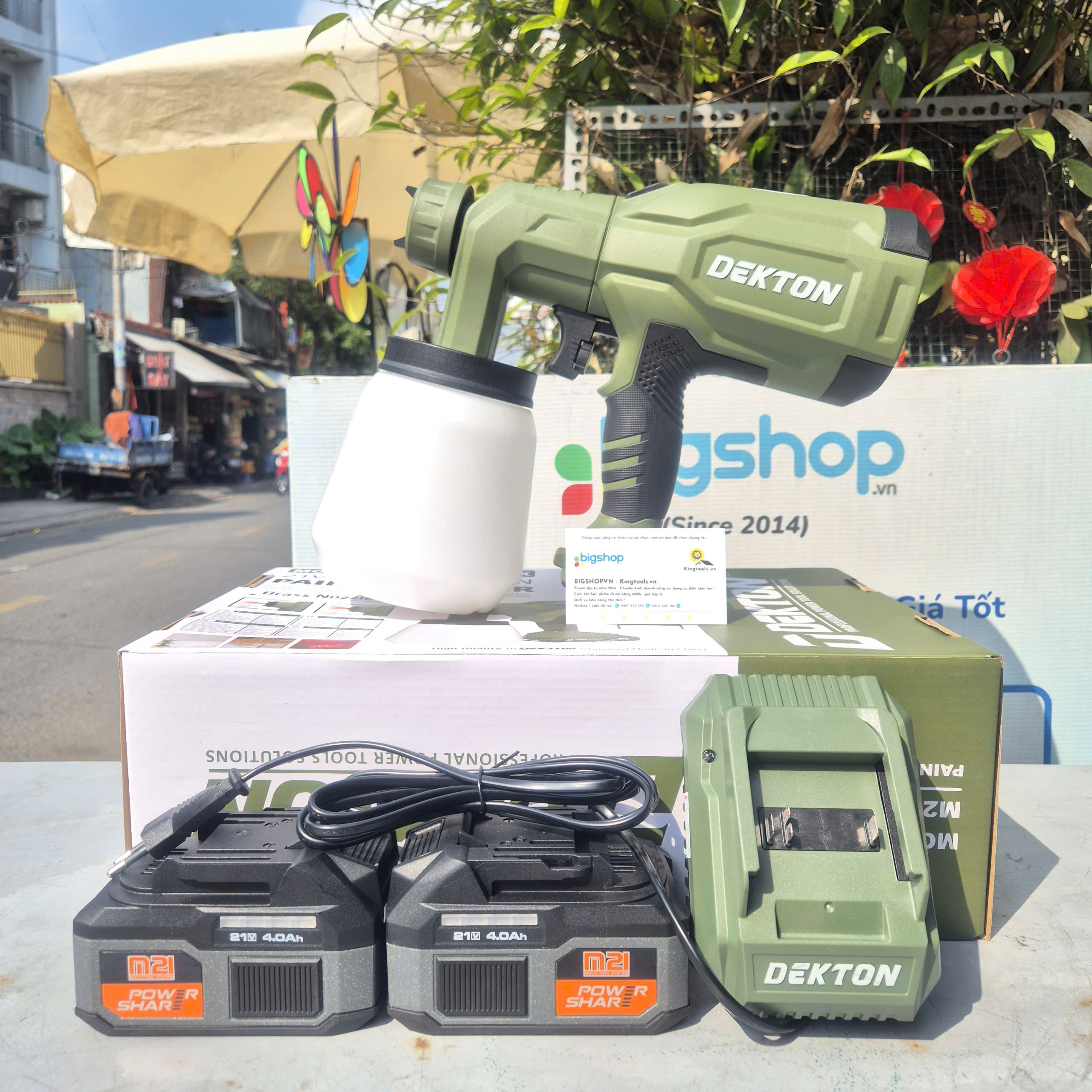 Máy phun sơn 21V DEKTON M21-SPS1000X