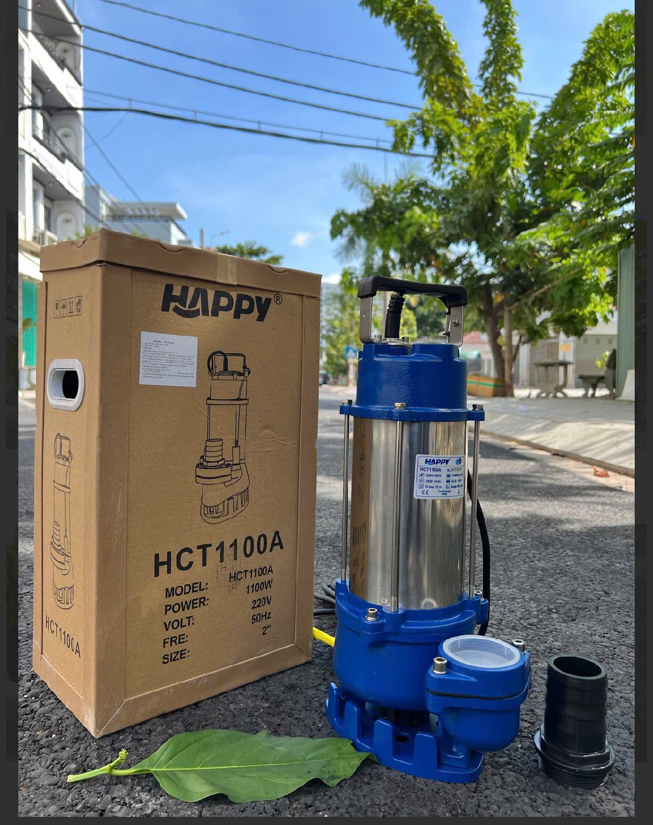 Máy bơm chìm nước thải HAPPY PUMP HCT1100A