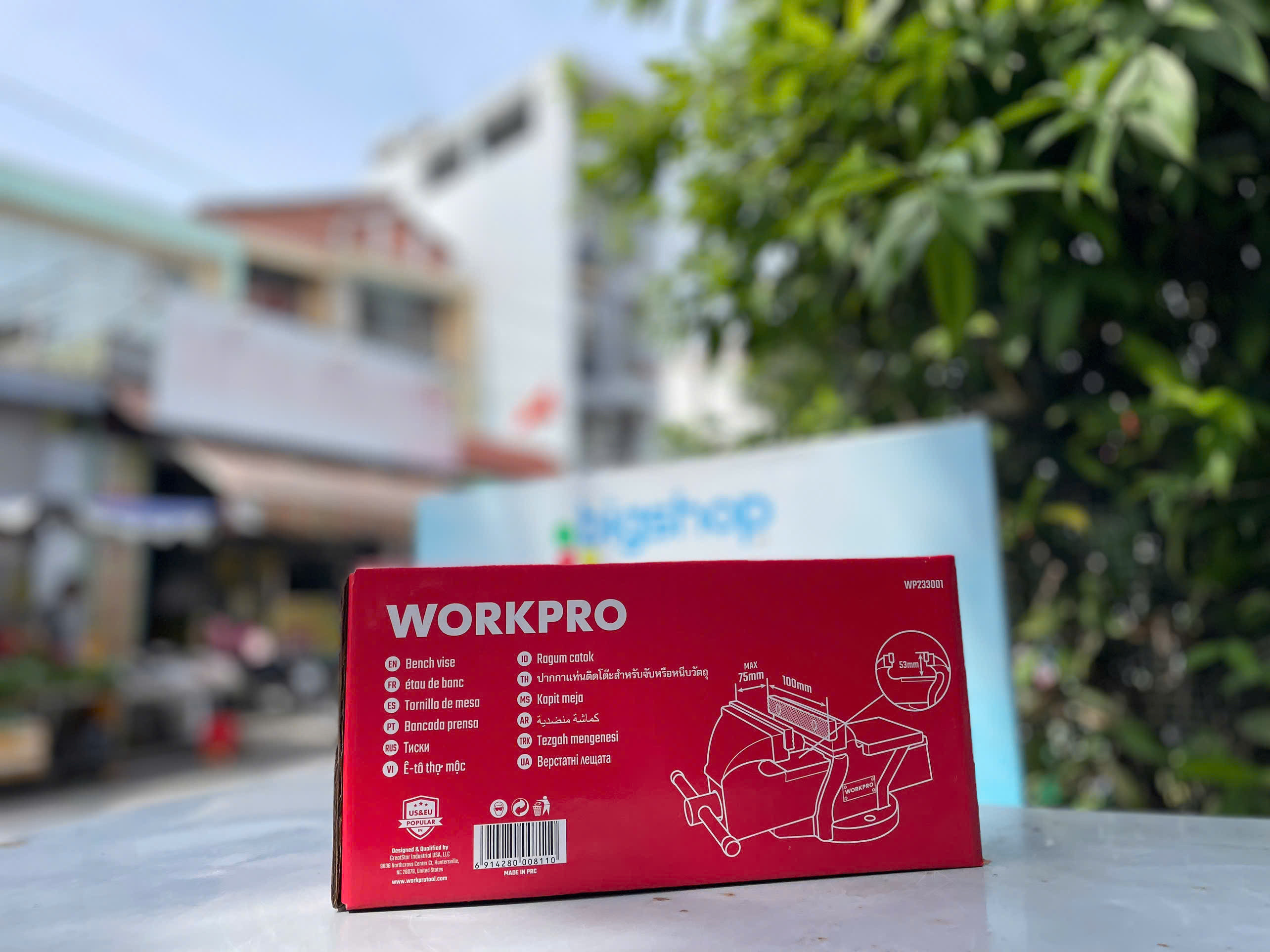 Êtô 4 inch 100mm Workpro WP233001