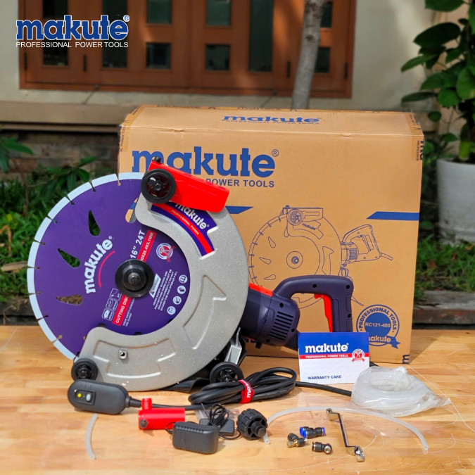 Máy cắt bê tông ,Cắt tường  3200W Makute RC121-400 TẶNG KÈM ĐĨA 400MM