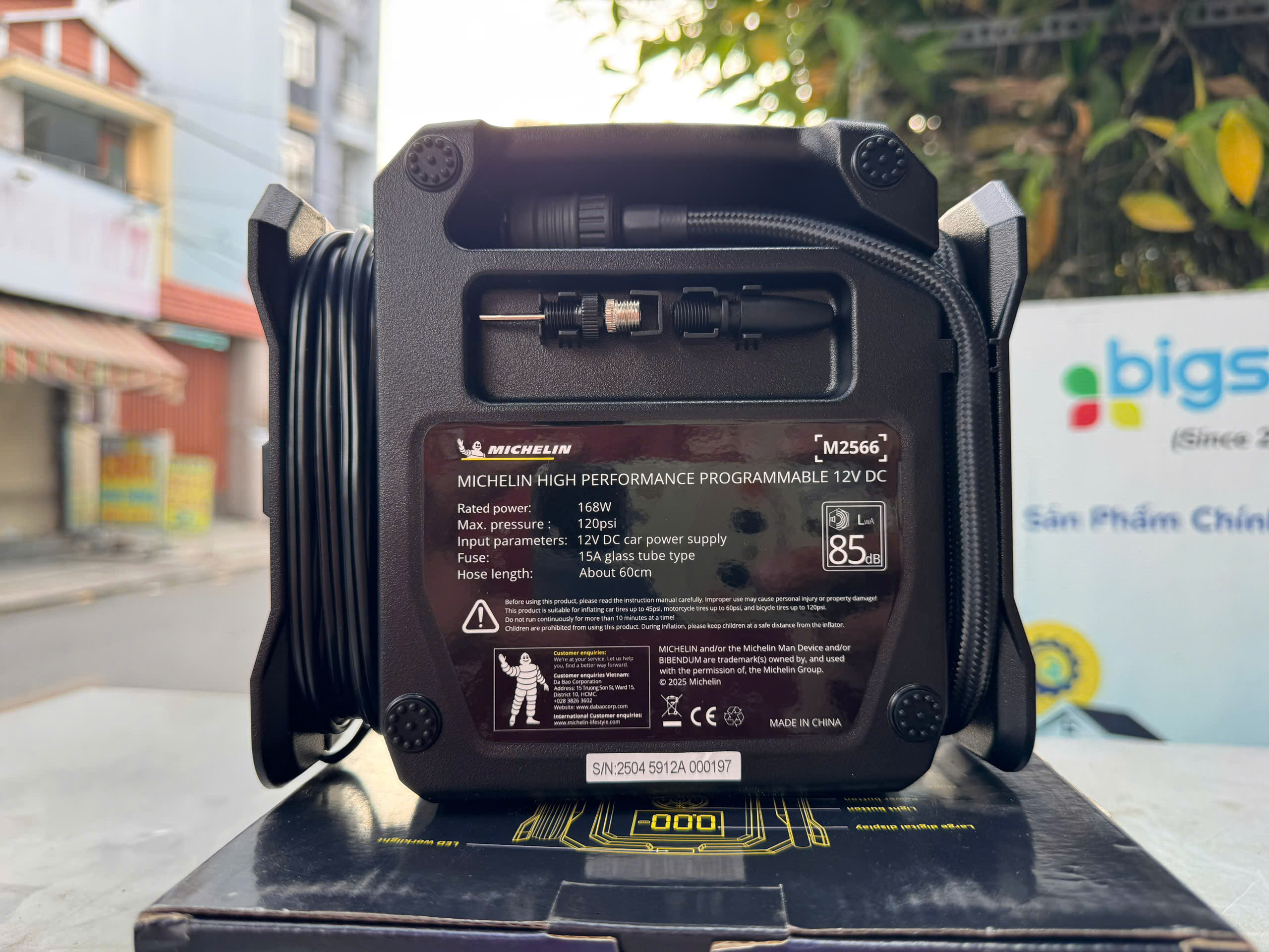 Máy bơm đa năng 12V Michelin M2566 , 168W