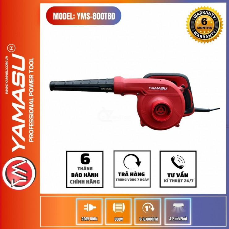 Máy thổi bụi chạy điện 800W YAMASU YMS-800TBD 