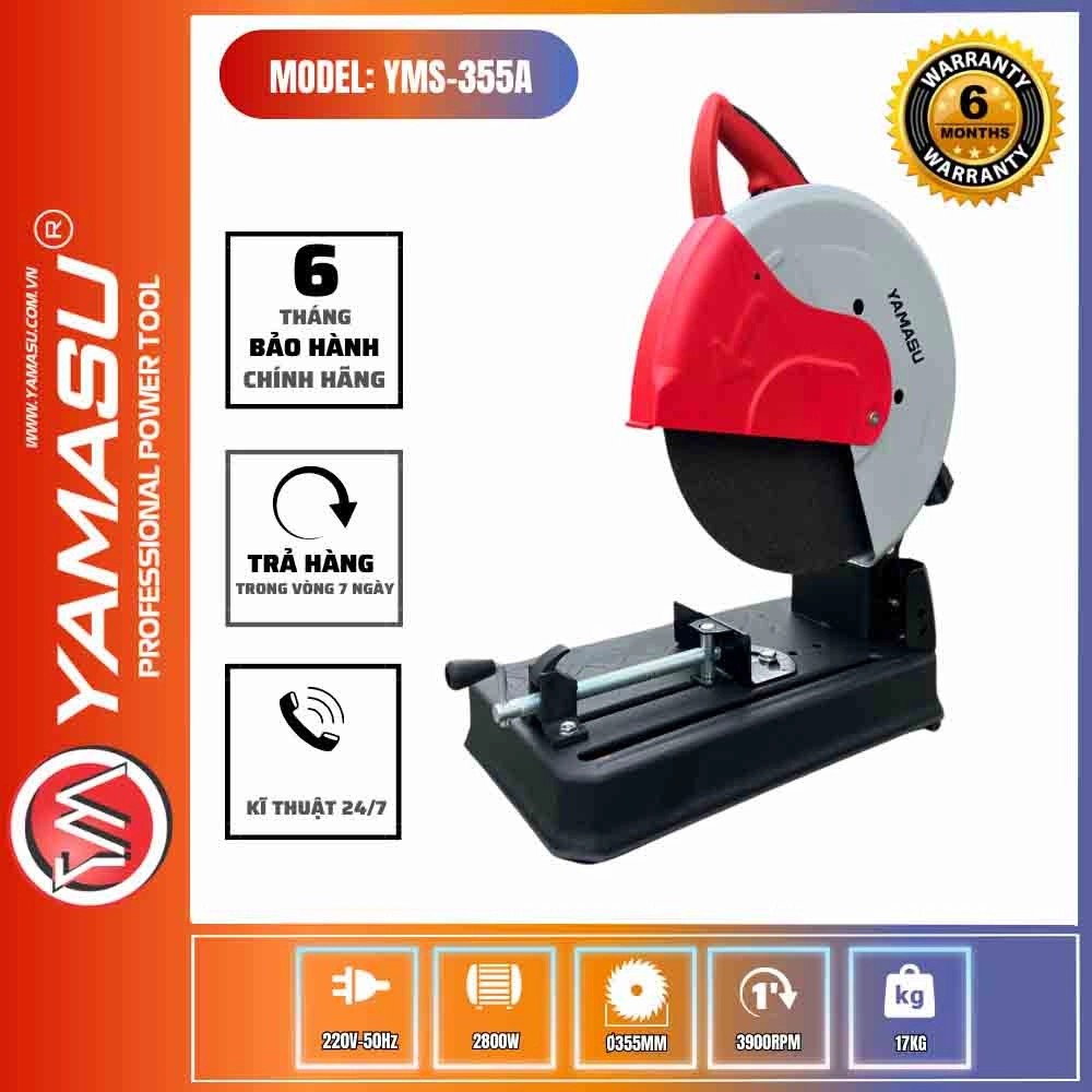 Máy cắt sắt để bàn 2800W 355mm YAMASU YMS-355A