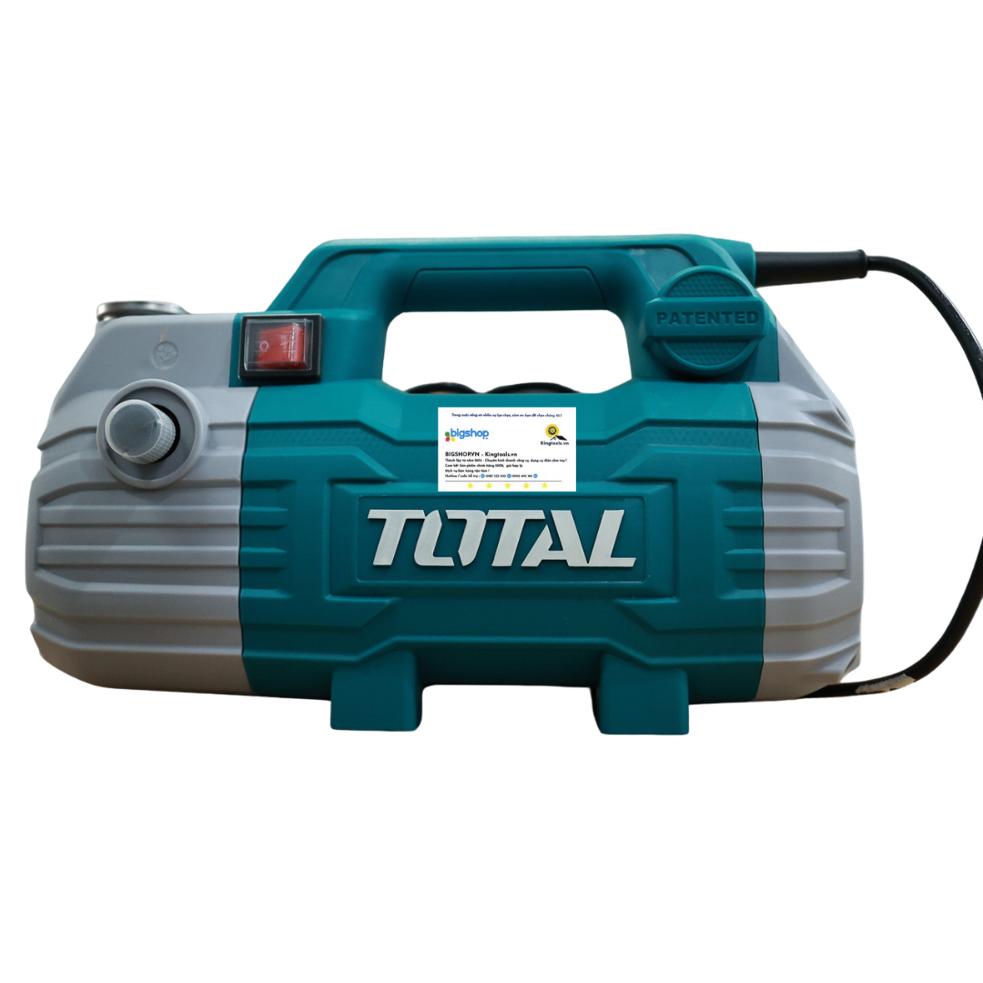 Máy xịt rửa áp lực cao Total TGT112362 (Công suất 1500W, áp lực 100Bar)