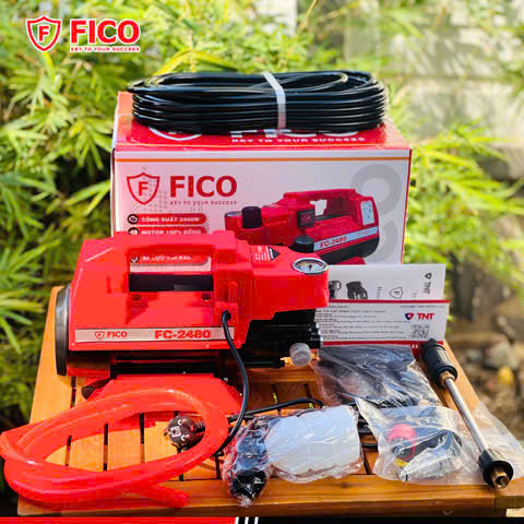 MÁY XỊT RỬA XE CAO CẤP FICO | FC-2480 2480W , có chỉnh áp 