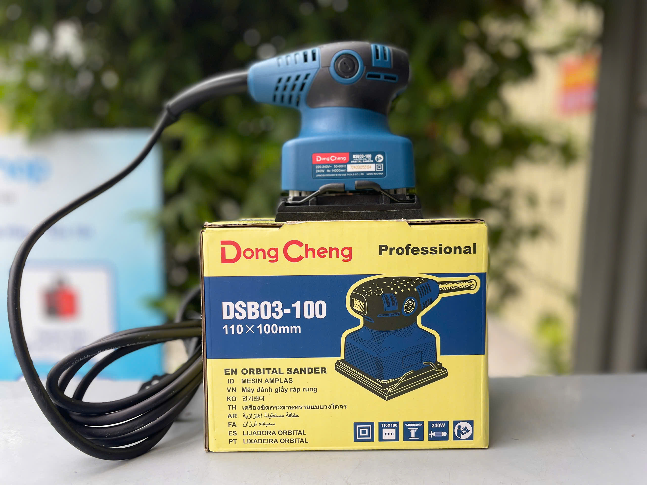 Máy Chà Nhám Rung 240W Dongcheng DSB03-100