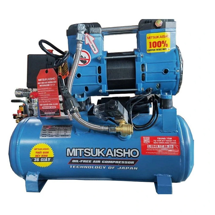 Máy nén khí không dầu 12L 1.5HP Mitsukaisho 12-1.5