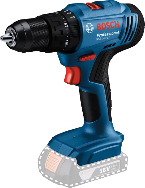 Máy Khoan Pin Bosch GSB 183-LI 18V (2 Pin & Sạc)