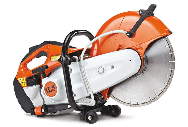 Máy Cắt Bê Tông STIHL TS420 (14in) Cầm Tay, Chạy Bằng Xăng - Made In Germany