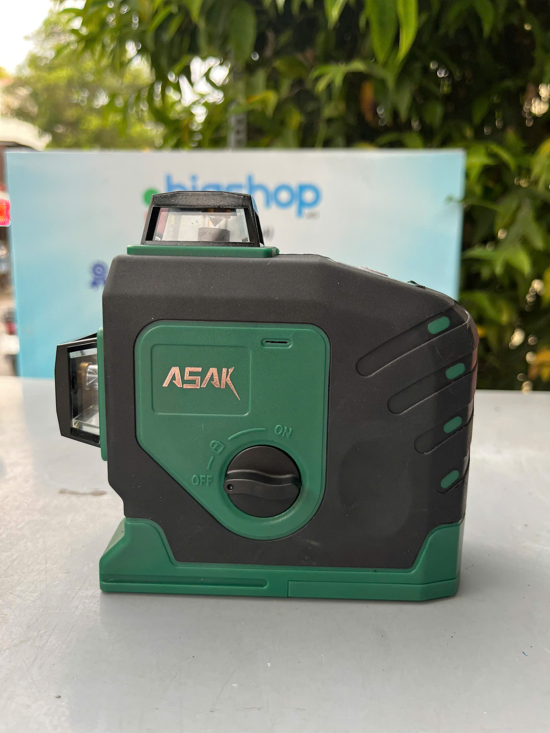 Máy Đo Tia Laser 12 tia Xanh (3D) ASAK BL1203