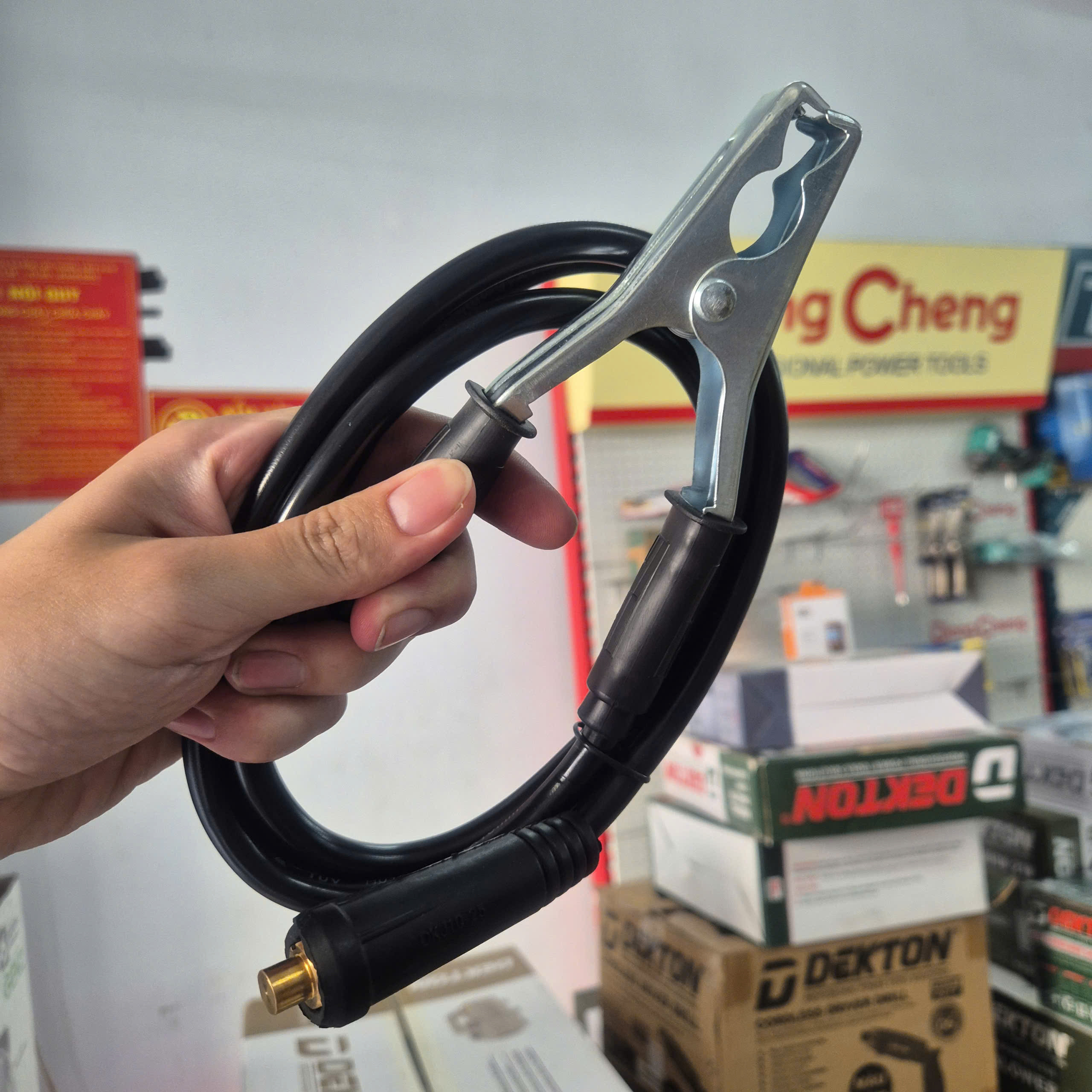 Máy hàn que mini 220V Hồng Ký HKM1250F (Valy)