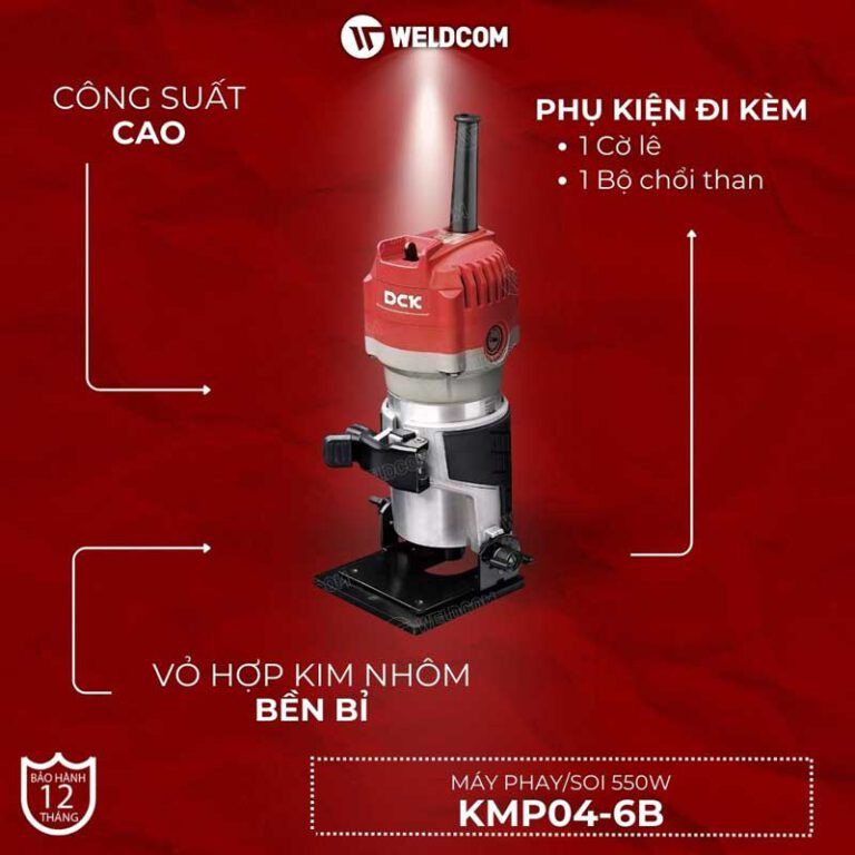 Máy phay soi 550W DCK KMP04-6B