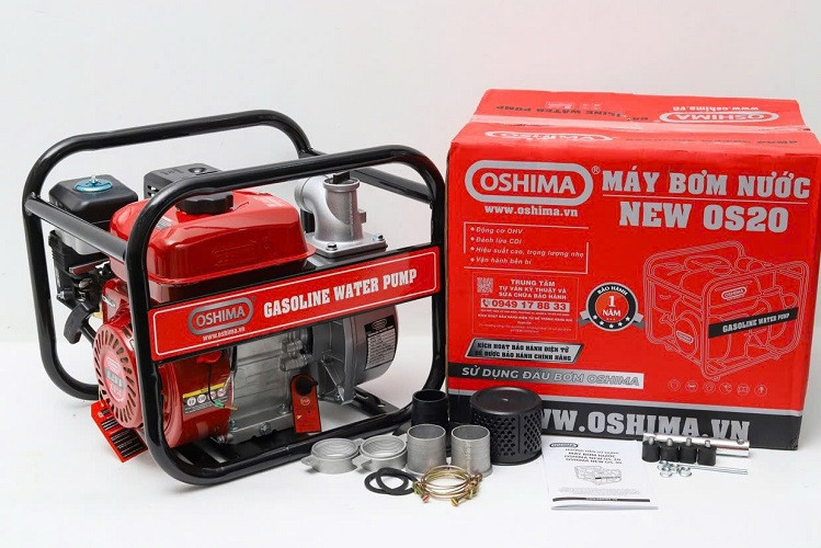 Máy bơm nước chạy xăng 5.5HP Oshima New OS 20