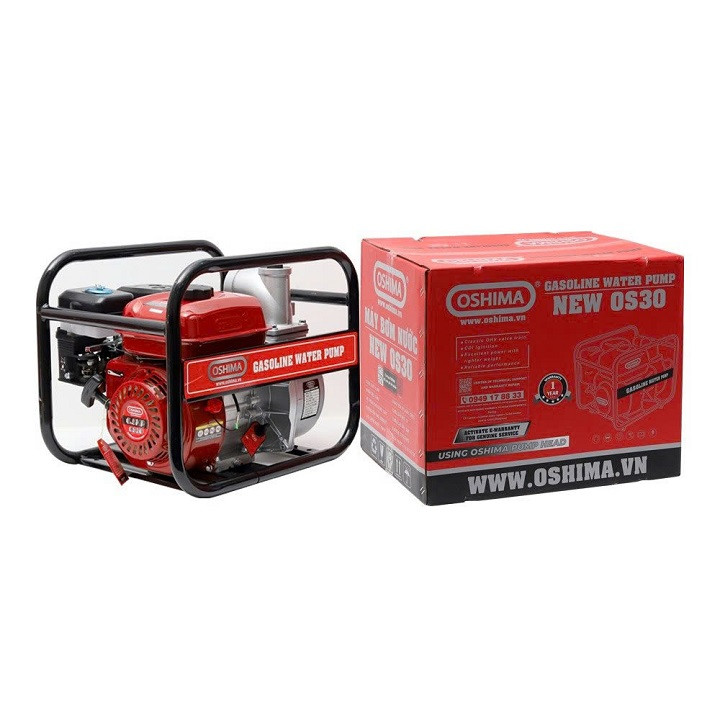 Máy bơm nước chạy xăng 6.5HP Oshima New OS 30