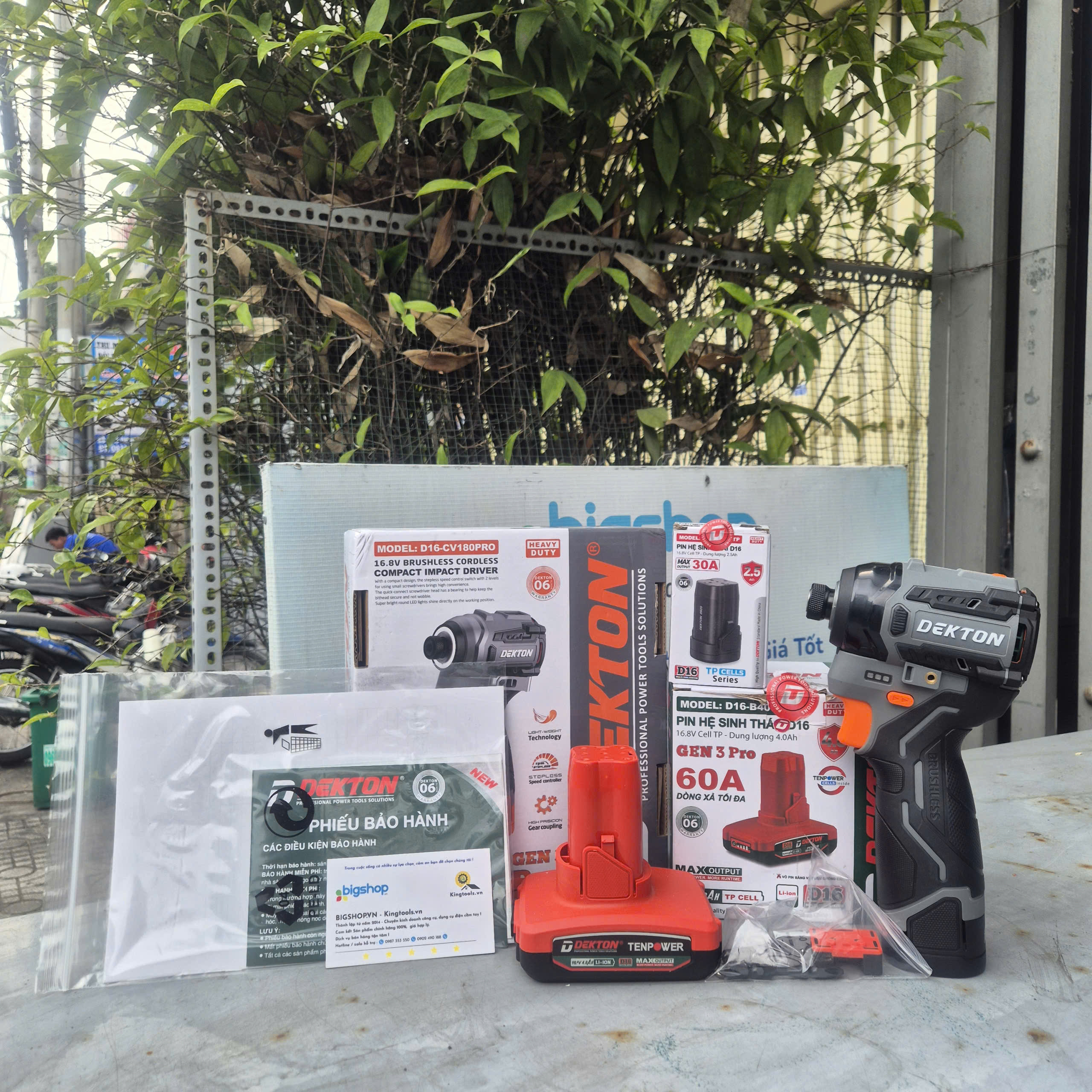 Thân máy vặn vít Dekton D16-CV180PRO (Gen 3 Pro), 180N