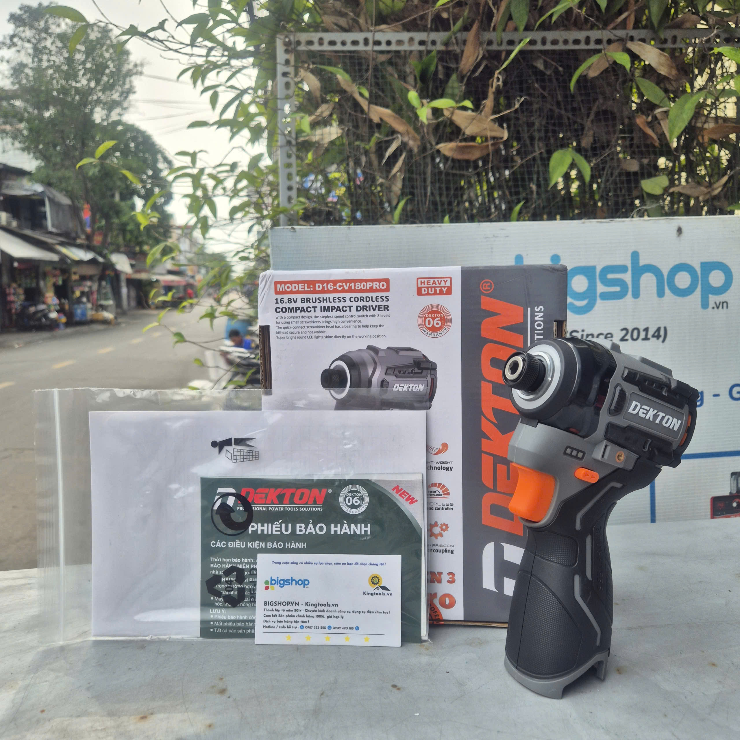 Thân máy vặn vít Dekton D16-CV180PRO (Gen 3 Pro), 180N