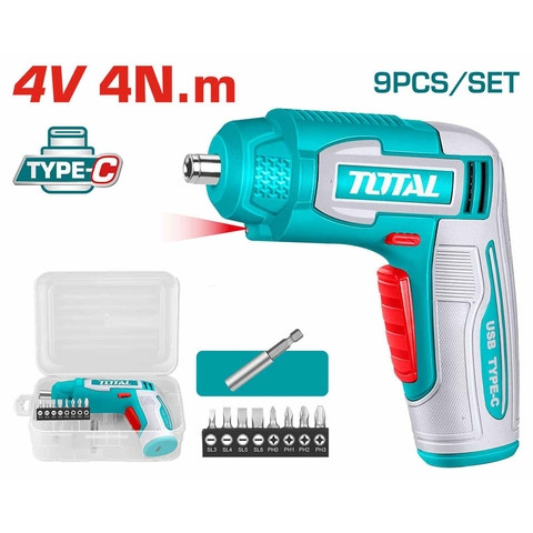 Máy siết vít dùng pin 4V TOTAL TSDLI0458