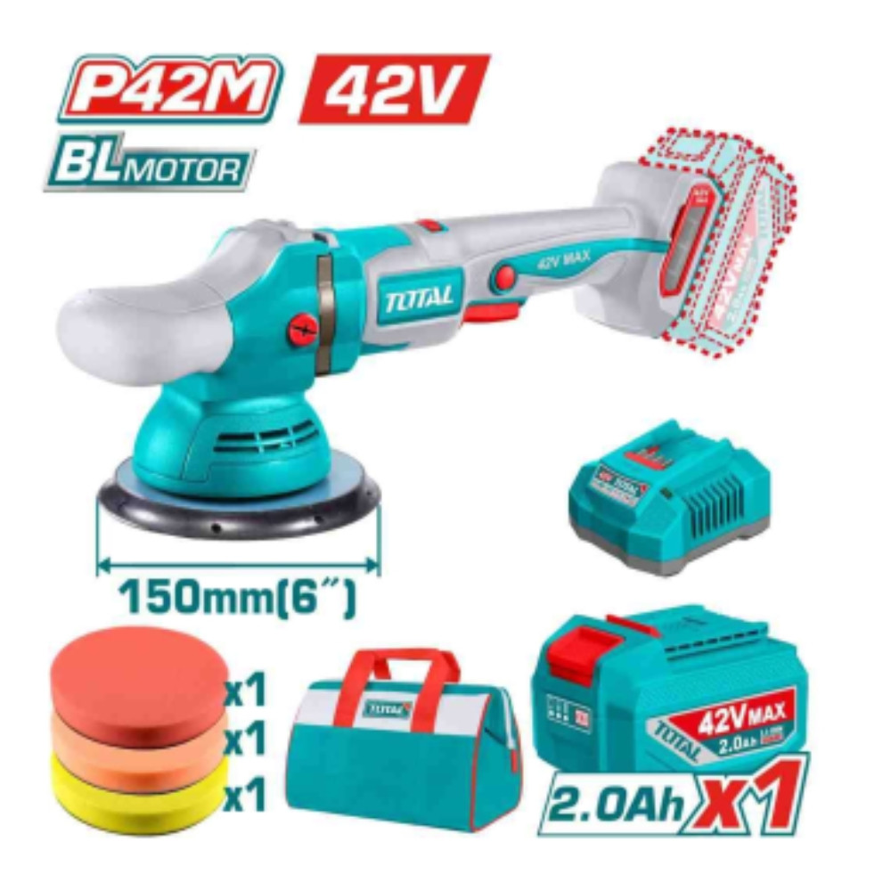Máy đánh bóng dùng pin 42V TOTAL TAPLI42151