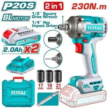 Máy siết bu lông dùng pin Total TIWLI20236