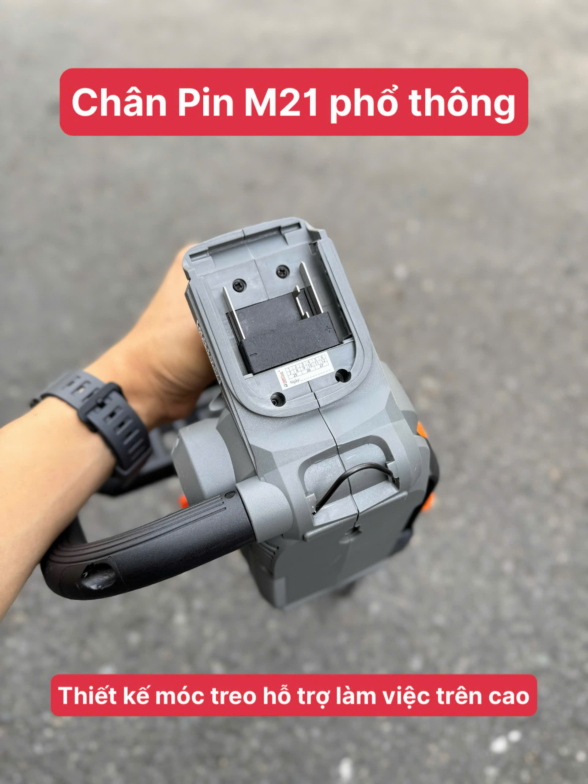 Máy Cưa Xích Pin 21V Dekton M21-CX12PRO, là, 12