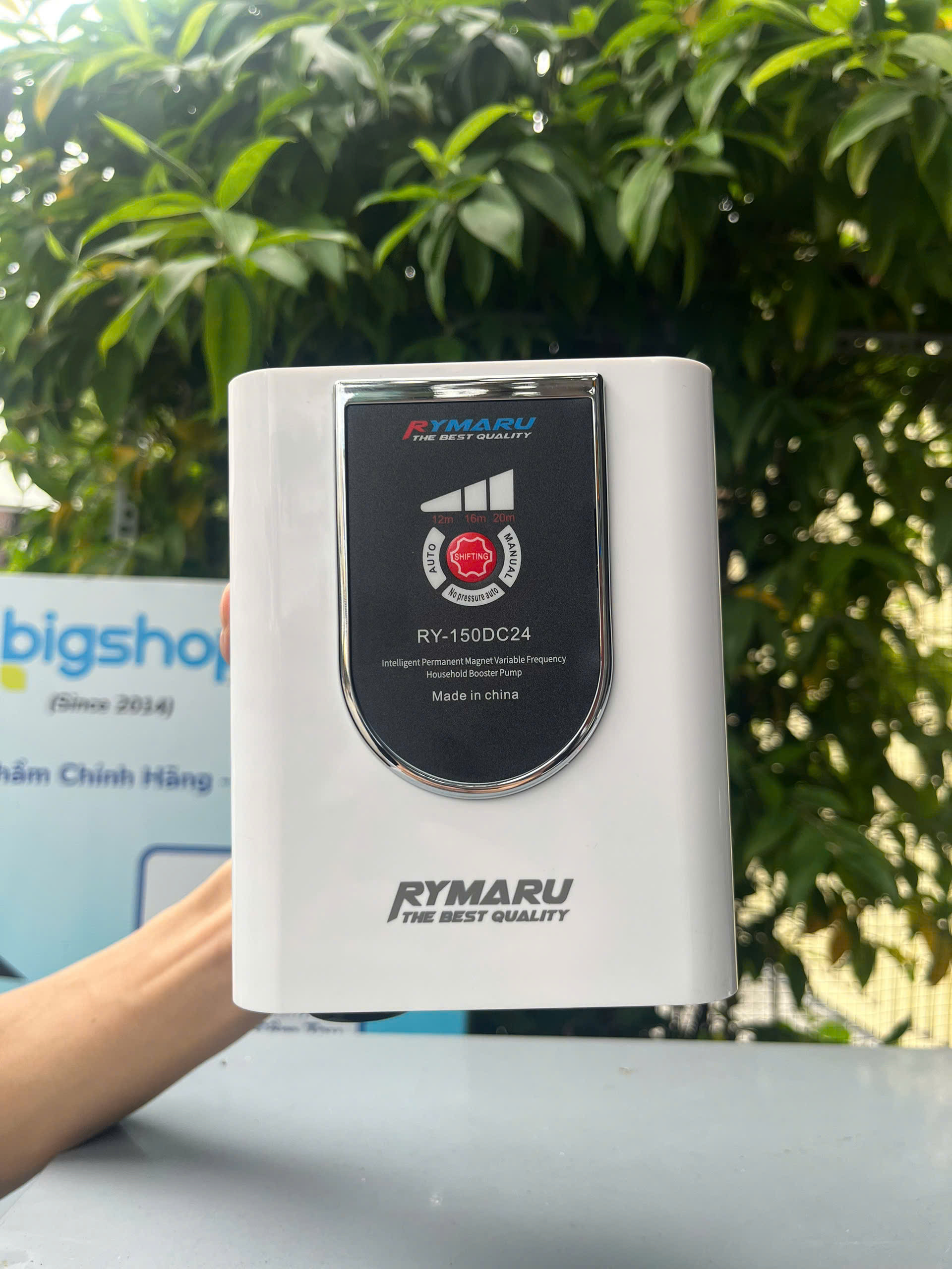 Máy Bơm Tăng Áp Mini 150W, Chống Nước IP67 RYMARU RY-150DC24