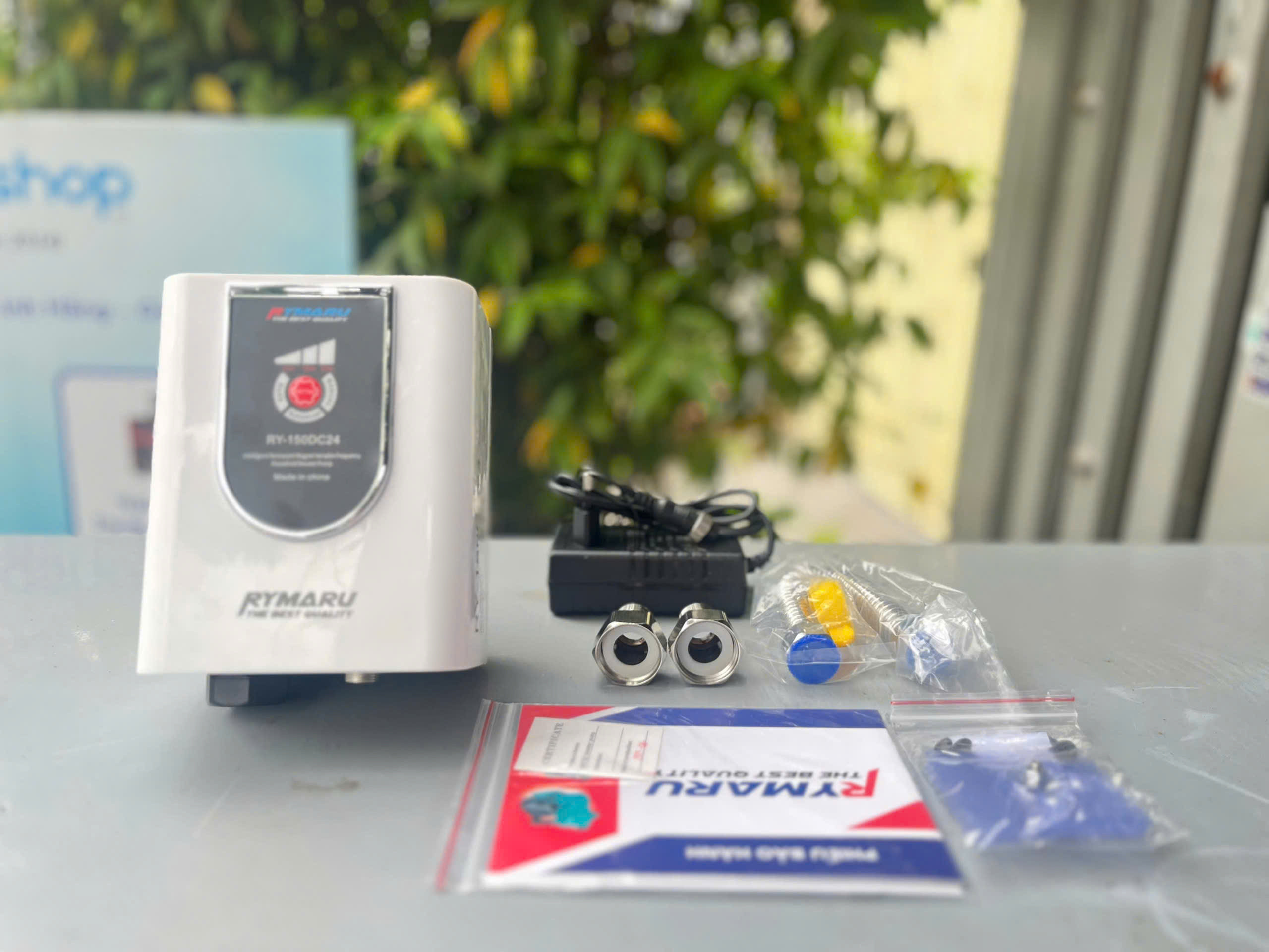 Máy Bơm Tăng Áp Mini 150W, Chống Nước IP67 RYMARU RY-150DC24