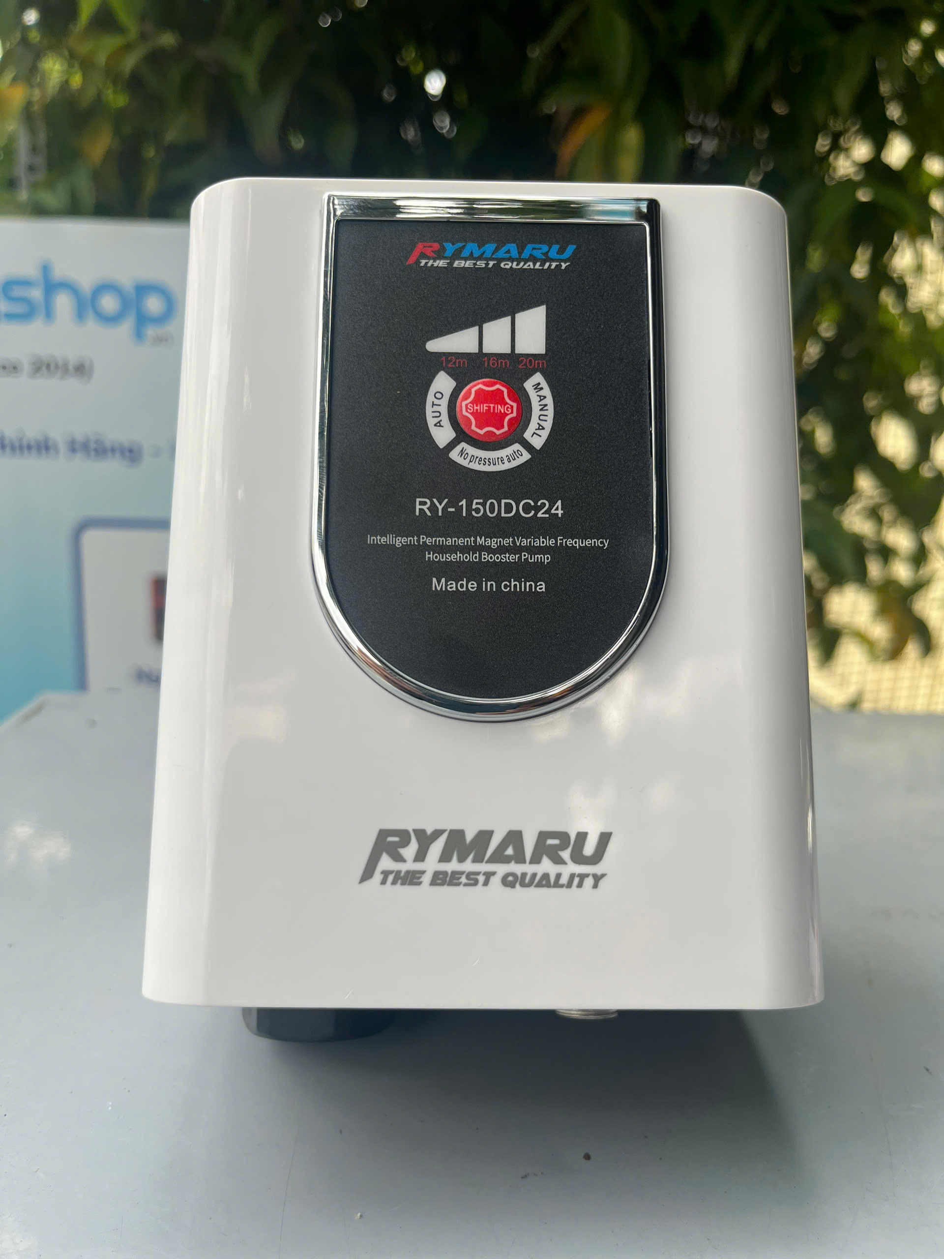 Máy Bơm Tăng Áp Mini 150W, Chống Nước IP67 RYMARU RY-150DC24