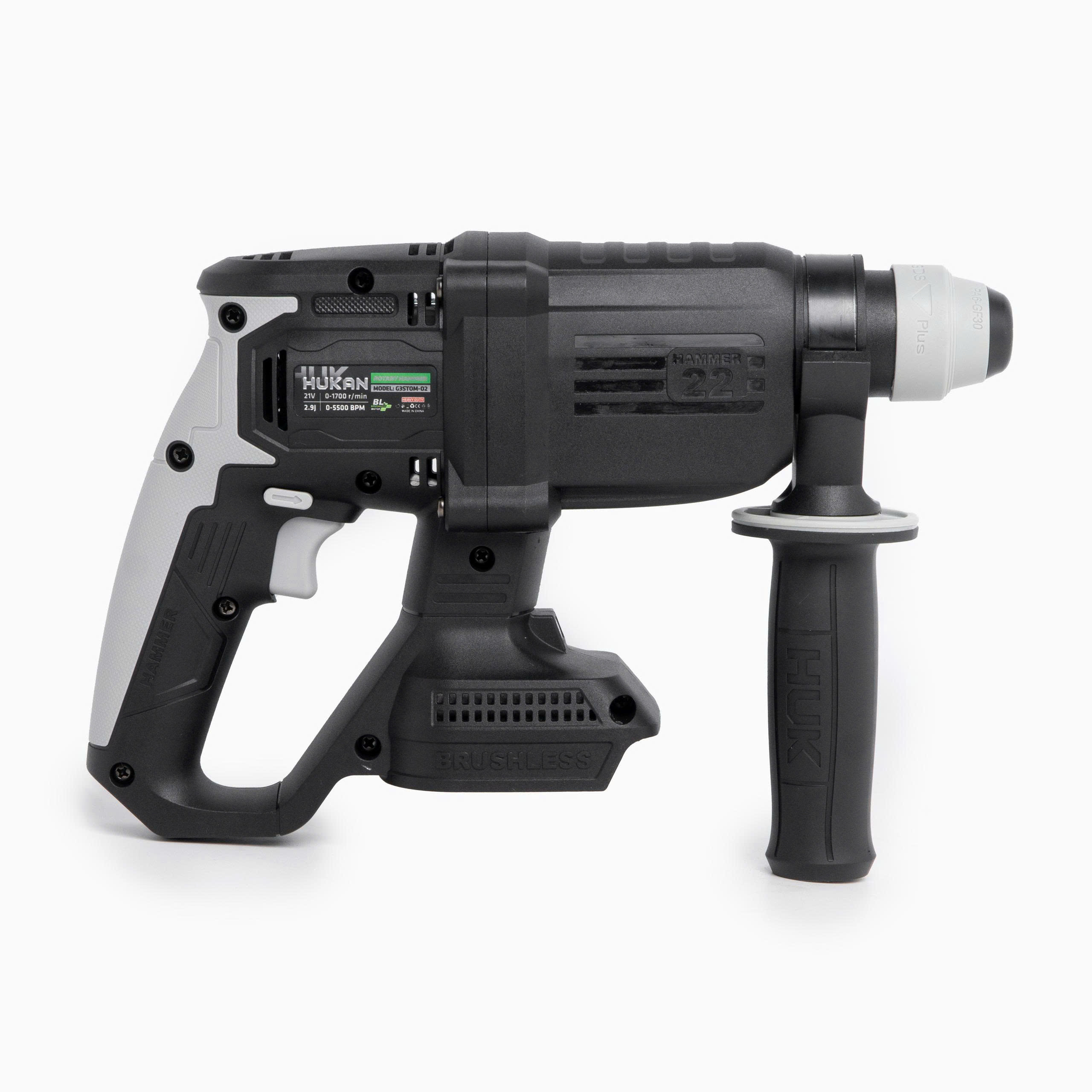 Máy Khoan Bê Tông Dùng Pin 21V HUKAN G3STOM-O2
