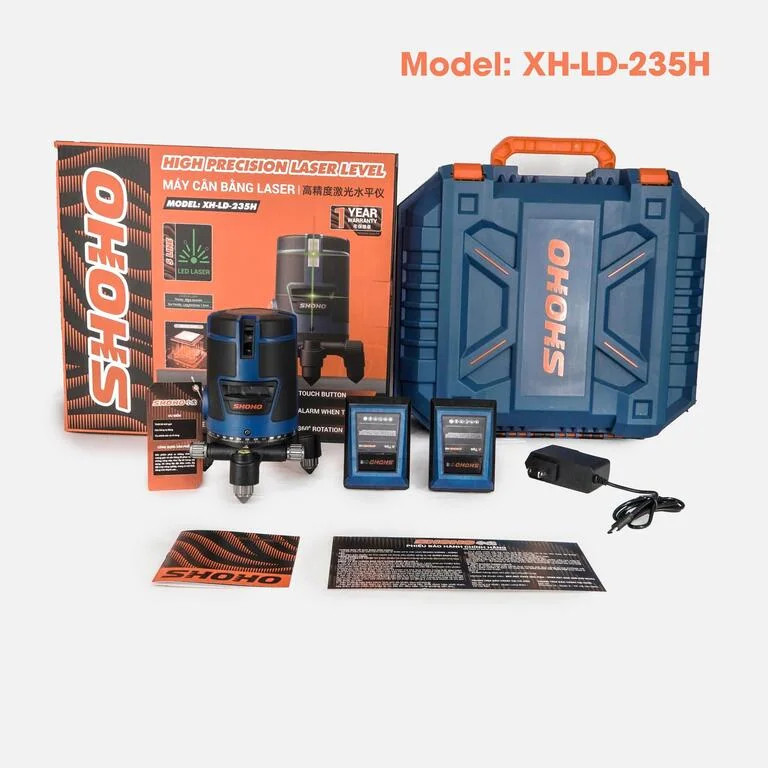 Máy cân bằng laser 5 line SHOHO XH-LD-235H (không kèm chân)