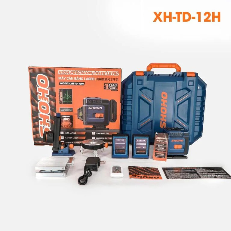 Máy cân bằng laser 12 tia xanh SHOHO XH-LD-12H (không kèm chân)