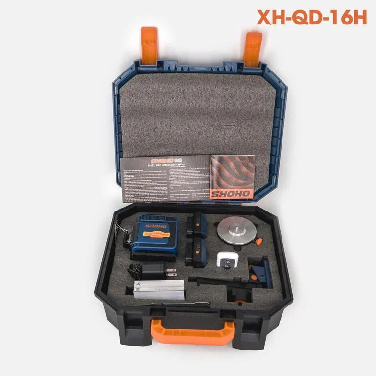 Máy cân bằng laser 16 tia xanh SHOHO XH-QD-16H (không kèm chân)