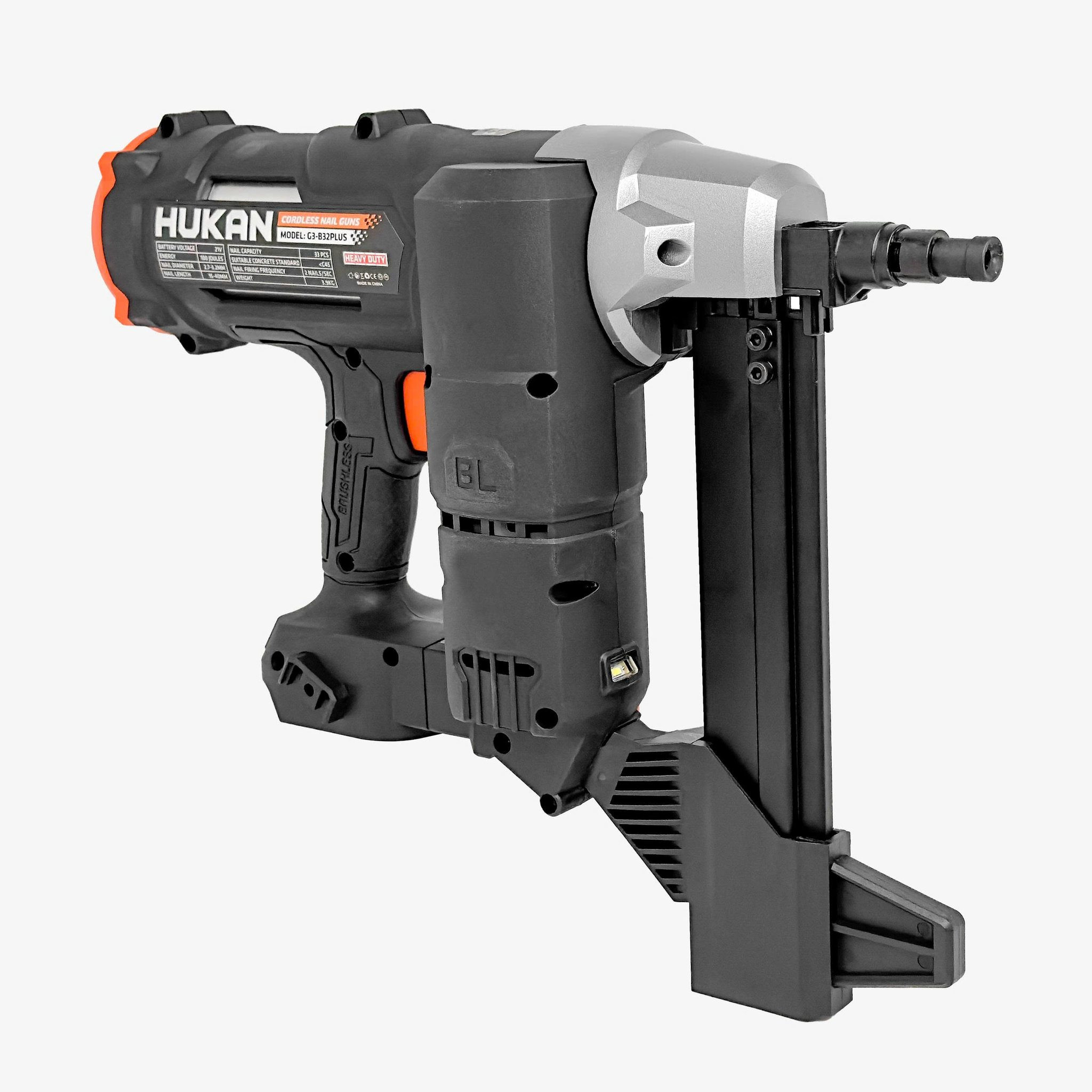Máy bắn đinh bê tông dùng pin 21V 100J HUKAN G3-B32PLUS
