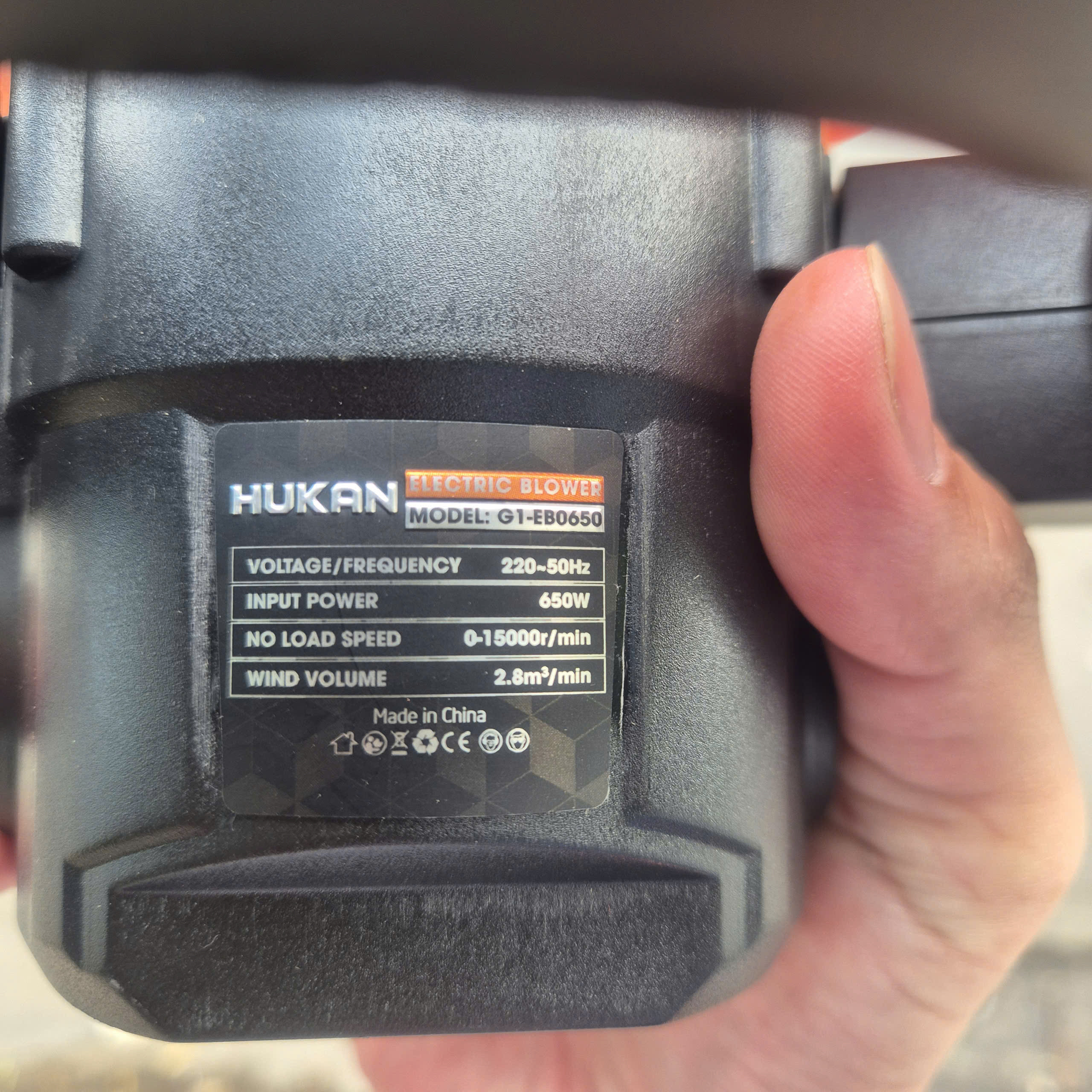 Máy thổi bụi điện 650W HUKAN G1-EB0650