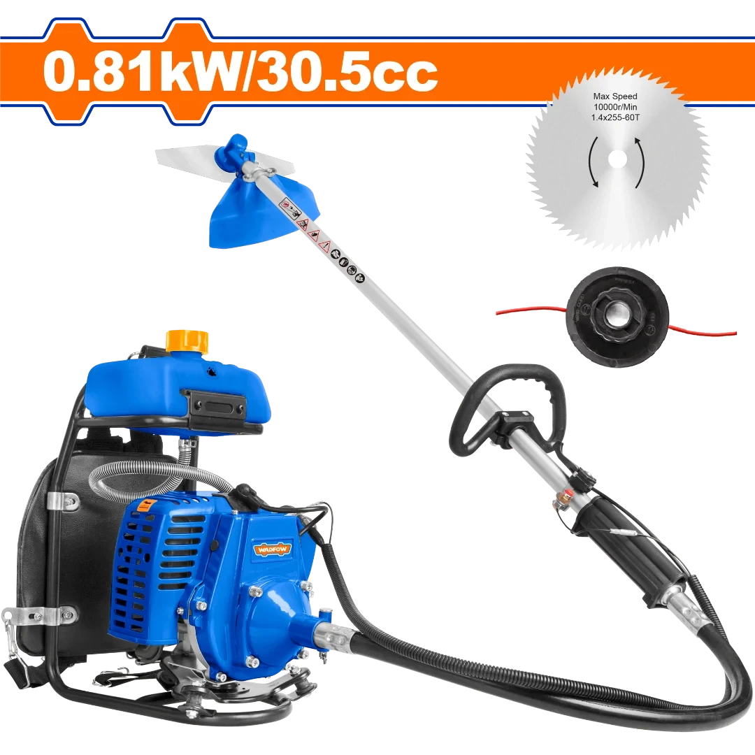 Máy cắt tỉa hàng rào và cắt cỏ dùng xăng 0.81kW WADFOW WGM2A30