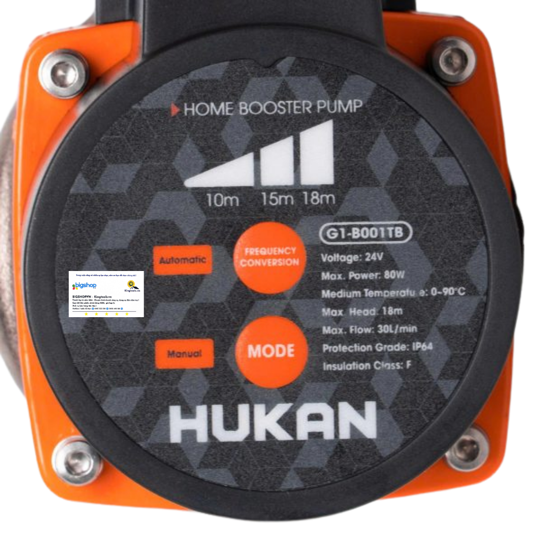 Máy bơm tăng áp mini HUKAN G1-B001TB (GEN 1)