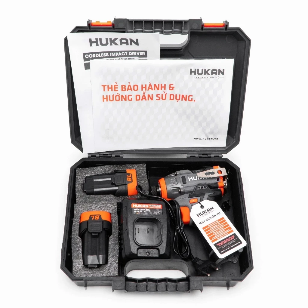 Máy chuyên vít HUKAN G1-V140BL – 140N.m, không chổi than