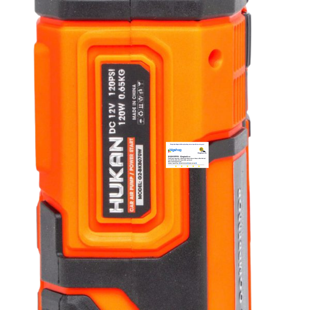Máy bơm hơi kích bình ô tô HUKAN G2-BKB070W (GEN 2)