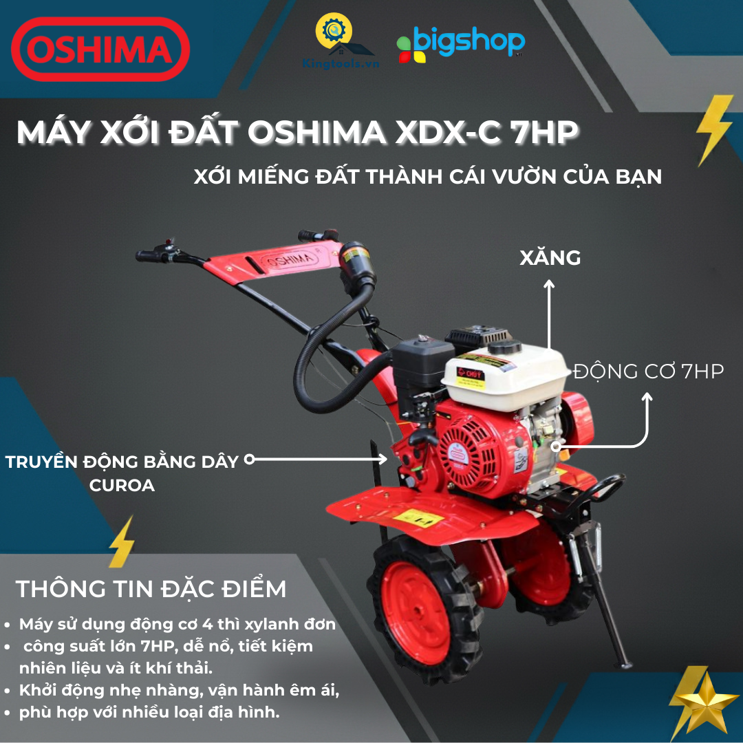Máy xới đất OSHIMA XDX-C